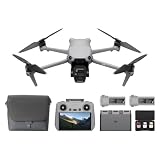 DJI Air 3S Combo Fly More (RC 2 con schermo), drone con fotocamera grandangolare CMOS 1' e teleobiettivo medio per adulti, 4K/60fps, rilevamento omnidirezionale e 3 batterie per volare più a lungo
