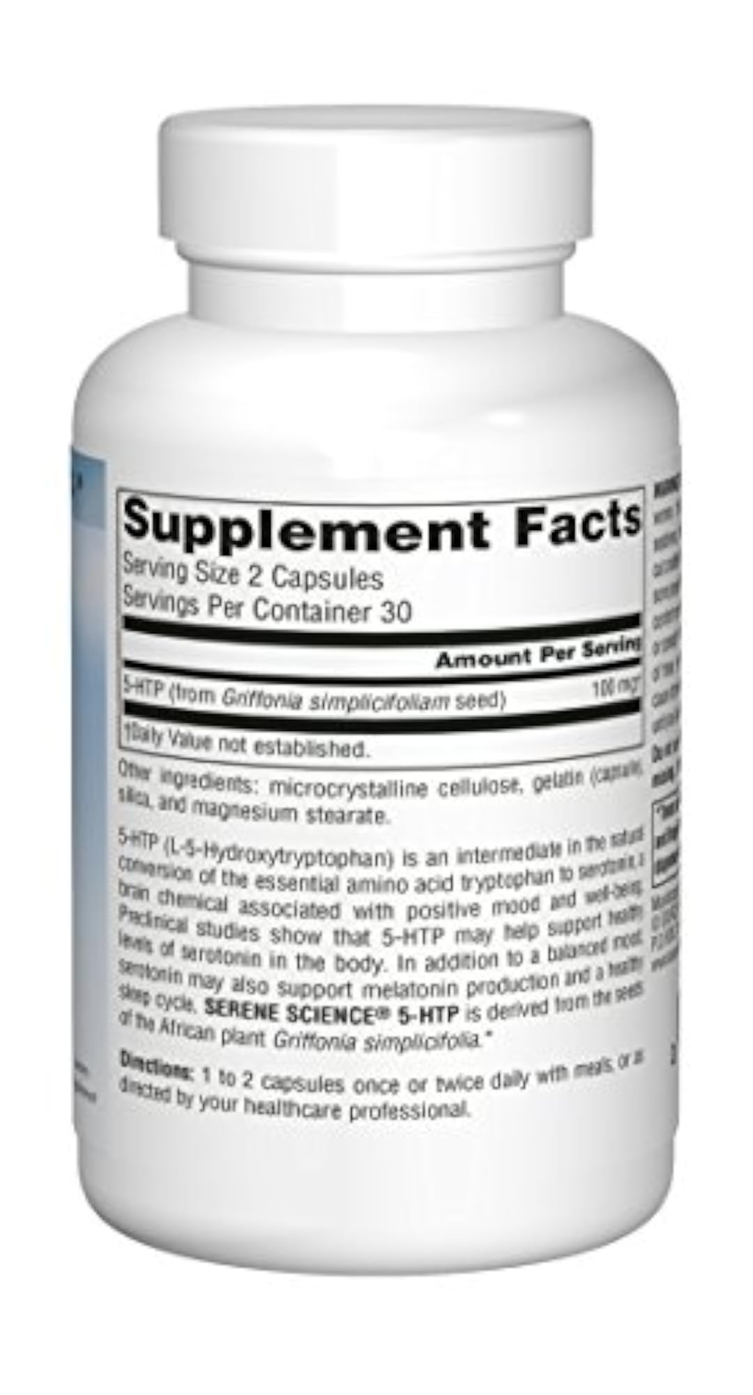 Source Naturals 5-HTP, 50mg, 60 Capsules