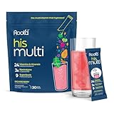 Root'd Men Multivitamin Powder with 3X Electrolytes - 24 Vitamins & Minerals, 3X Electrolytes, 9 Organic Superfoods, Probiotics & Enzymes, Sugar-Free Multivitamin & Hydration | 30 Sachets