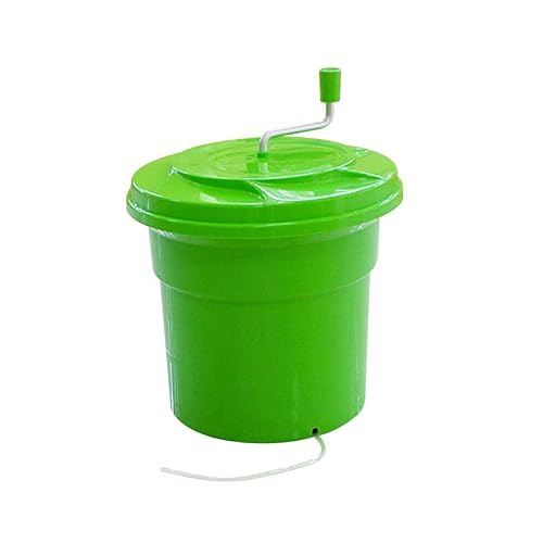 Heavy-Duty Vegetable Spinner, 12L Large Capacity Salad Dryer, Manual Lettuce Spinner for Commercial Catering, 3 Gallon Food-Grade Veggie Drainer for Restaurants, Food Trucks & Home Kitchens