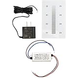 SIRS-E White & Single Color LED Touch DMX Wall Mounted Controller Dimmer with in-Wall & Wall Power S