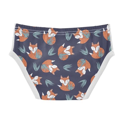 Boys' Underwear Cotton Little Boys Cute Fox Briefs Soft Toddler Underwear 2T-8Y2
