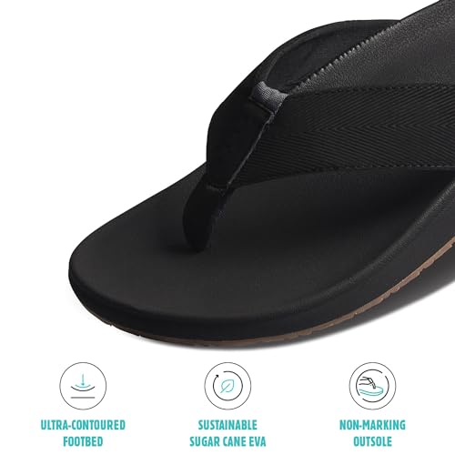 Image of Reef Raglan Men's Flip Flop Sandal, Soft & Supportive Footbed, Water Friendly Straps