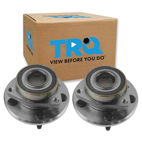Image of TRQ Font and Rear Wheel Bearing and Hub Assembly Set 2 Piece