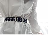 Leder Bauchkette aus Legierung und Leder, die für Nachtclub, Alltag, Dating, Abendessen und Rollenspiel geeignet ist.