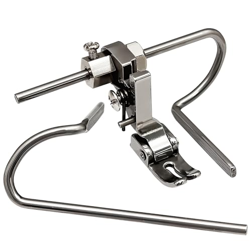 Fbshicung Quilter Presser Foot with Left & Right Guides #S521 Compatible with JUKI Brand DDL-5550 8700 TL-18QVP,TL-2010Q CONSEW Brand 210 220 2230 Brother Brand DB2-B737