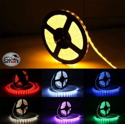 Fita Led 10Metros RGB 5050 Ip65 - Kit Completo Controle 24 Teclas Fonte 12V