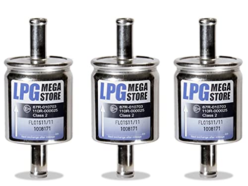 3x GPL Filtro Gas 11mm Filtro Universale LPG