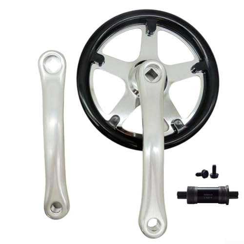 Plateau de vélo pliable 44T robuste avec pédalier 170mm de haute précision
