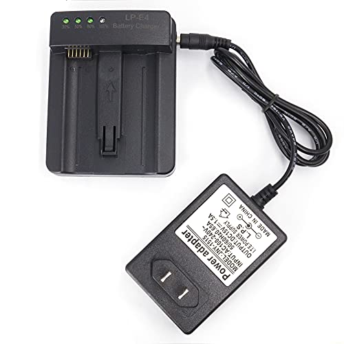 VITOTC LP-E4 LP-E4N Battery Charger LC-E4 for Canon EOS-1D C, EOS-1D X, EOS-1D Mark III, EOS-1D Mark 3, EOS-1D Mark IV, EOS-1D Mark 4, EOS-1Ds Mark III, EOS-1Ds Mark 3 Digital Camera