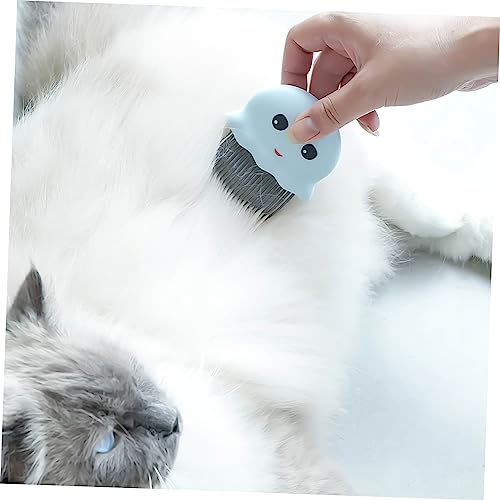 FOMIYES pente de estimação escovas de slicker autolimpantes pente desmatador para gatos pentear bich