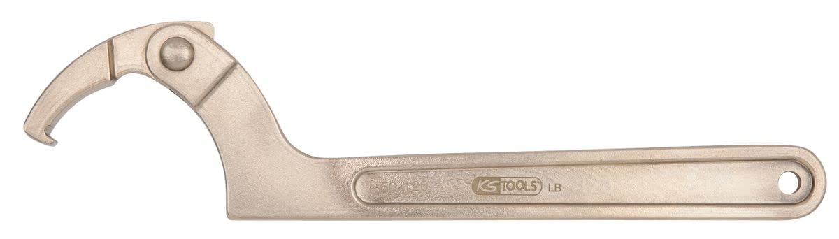 KS TOOLS 963.8207 BRONZE + Swivel head hook spanner diameter 115-170 mm