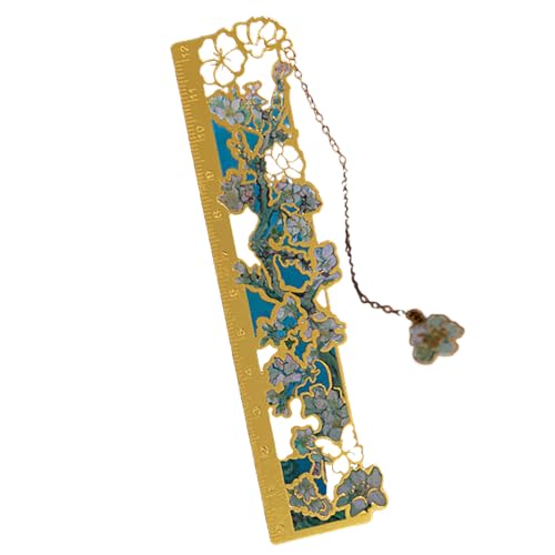 フラワーブックマーク 中空メタルしおり チェーン付きペンダントブックマーカー 教師 本好き 学生 クリスマスプレゼント