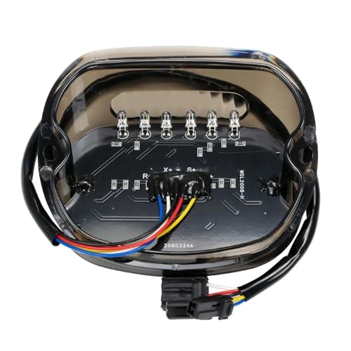 Feu arrière LED moto 12V à 60 LED avec clignotants intégrés profil bas - 2