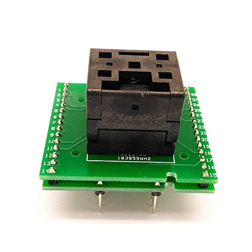 Gimax QFN28 MLF28 WLCSP28 to DIP28 Programming Test Socket Pitch 0.5mm IC Body Size 5x5 IC550-0284-011-G Clamshell SMD Test Socket