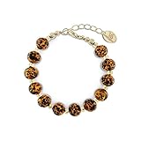 Taille de sphères 10 mm Venetiaurum - Bracelet avec sphères originales en verre de Murano et argent 925 - Bijou Certifié Made In Italy