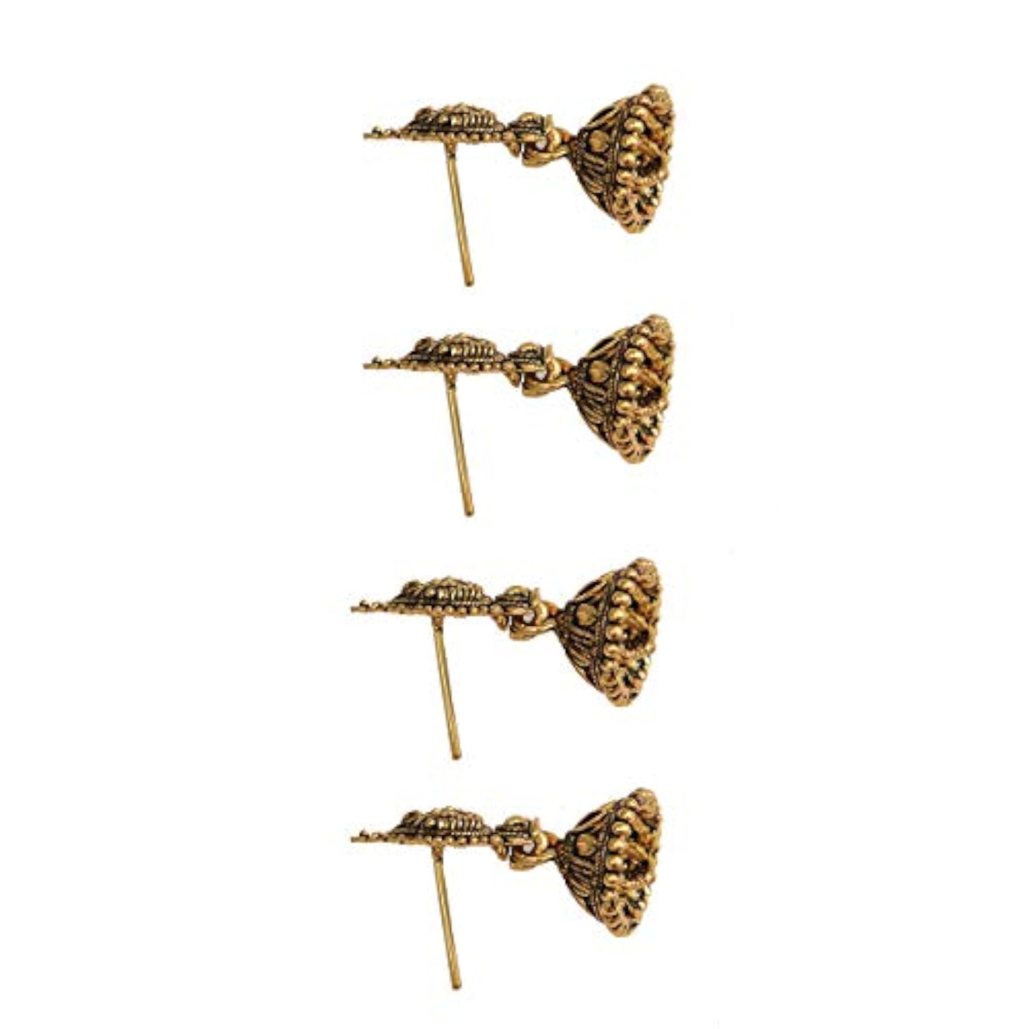 Set of 2 Women's Jhumki Earrings