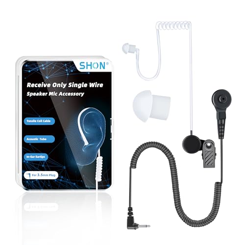 Oreillette radio de 3,5 mm pour application de la loi et sécurité privée