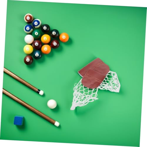 Redes de malla para billar duraderas con juego de 6 bolsillos reforzados para renovar mesas de bar 7