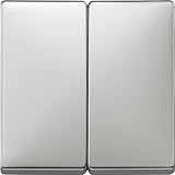 Merten 412546 Wippe für Serienschalter, Edelstahl, System Fläche
