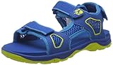 Schnelltrocknend Jack Wolfskin TARACO Beach K Sport Sandalen, Blau (Blue/Lime 1176), 37 EU
