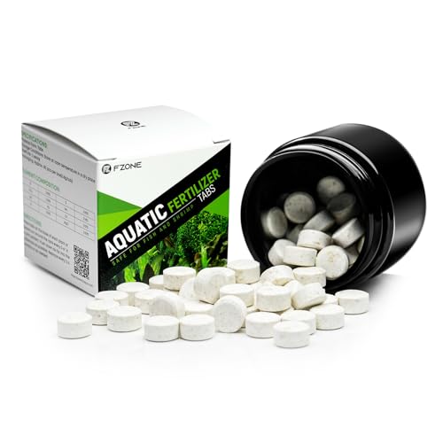 FZONE Root Tabs, Aquarium Plant Fertilizer, Safe for Fish & Shrimp, 80 Count 0.8g/Tab