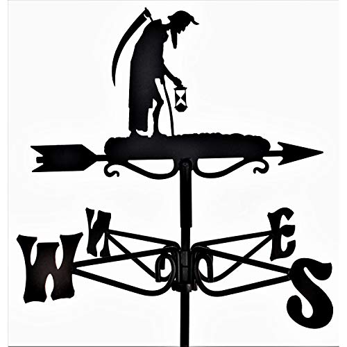 Espira Old Father Time Black Mini Weathervane