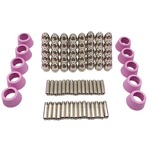 Buses plasma pour découpeuse : kit de 80 consommables de rechange pour torche