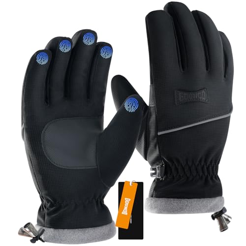 Image of GOUNOD Winter Gloves for Women Men, Thermal Insulated Waterproof Windproof Cold Weather Gloves, Touch Screen Compatible, Non-Slip Grip for Running, Driving, Cycling, Hiking