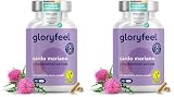 Cardo Mariano 500mg - Con Alcachofa, Diente de Leon y Desmodium - Alta Dosificación de Silimarina - 120 Cápsulas veganas - Probado en laboratorio, sin aditivos, fabricado en Alemania (Paquete de 2)