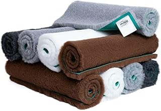 Vet Fleece Bedding | Vet Bed Original Greenback | Puppys and Dogs | Dog Bedding Ideal Whelping |40" x 30" (1.00m x 0.75m) - Grey | Durable | Quick Drying | Washable | Whelping Mat | Dog Bed