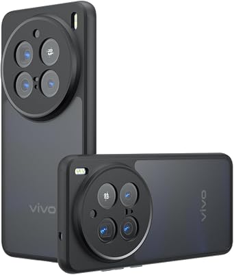 TingYR Case Compatible with vivo X200 Pro, Shockproof, Non-slip, Scratch-resistant, Anti-fingerprint Bumper Protective Case, Case Compatible with vivo X200 Pro.Black