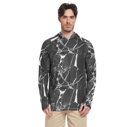 Sweat à capuche homme protection solaire manches longues rashguard UV