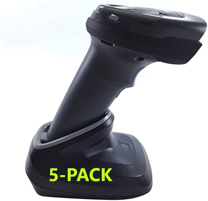 Zebra DS2278 Series Cordless Handheld Standard Range Area Imager Kit with Presentation Cradle and USB Kit, Black, 5 Pack