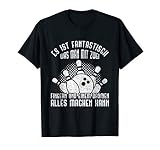 Mit Zwei Fingern Und Daumen Lustiges Bowling Kegel T-Shirt