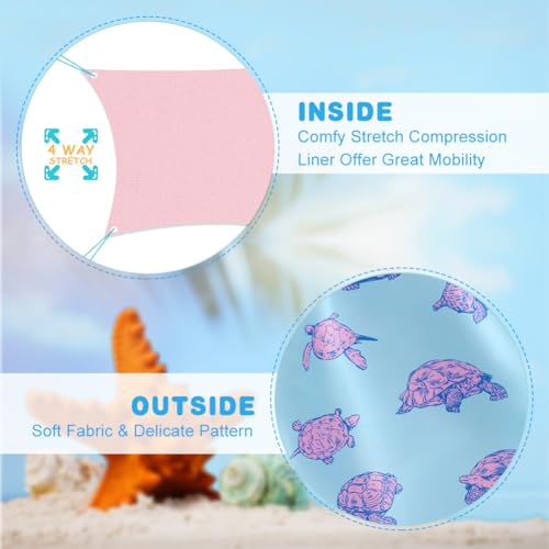 Image of Cozople Boys Swim Trunks Compression Liner Swim Shorts Quick Dry Bathing Suit with Boxer Brief Swimwear 2-20T