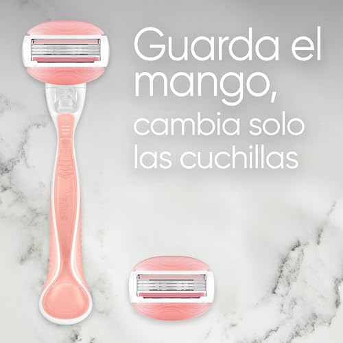 Venus Gillette ComfortGlide Spa Breeze, 3 Recambios, 3 Hojas Para Una Depilación Suave, Apurada Y Duradera