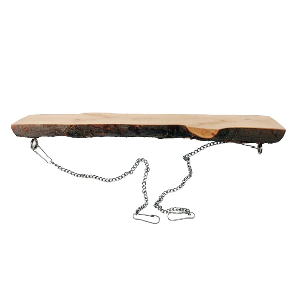 Uccello in Legno Naturale per Pappagalli, Giocattoli per Uccelli, Appeso Altalena Giocattoli, Trespolo per Pappagalli, Per Gabbie per Uccelli, Accessori per Parrocchetti, Parrocchetti, Canarini