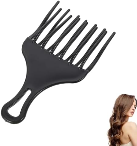 Negro Peine,Peine Pelo Rizado,Grueso Comb,Peine Ancho Dientes,Pei...