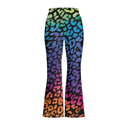 Upetstory Girls Flare Leggings Athletic Dance Running Pants Size 5-14 Years