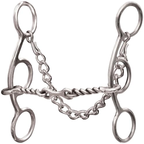 Professional's Choice Futurity 5.5' Horse Bit | Durable Metal Construction, Short Gag Action, Training Design