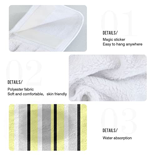 Giwawa Boho Style Geometric Bath Towel Dish Cloth Mid-Century Modern Abstract Absorbent Hanging Hand Towel Soft Absorbent Tie Towel Bathroom Kitchen Hotel Gym Decoration #TOP4