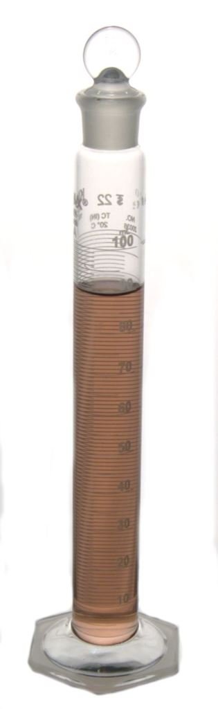 Kimble Chase KIMAX 20036-100 Borosilicate Glass Serialized and Certified Class A Graduated Mixing Cylinder, Calibrated to Contain, 100mL Capacity (Case of 6)