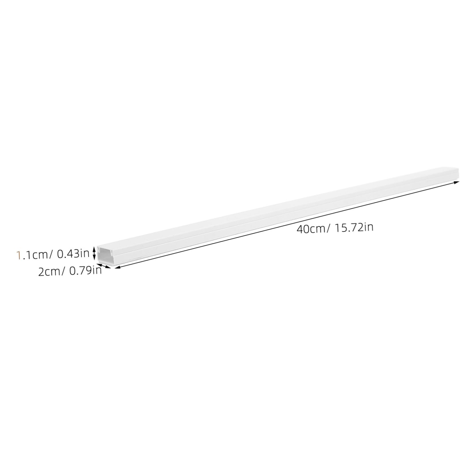 Pvc Kabelkanal für Wandmontage, Kabel Verstecken, Weiß