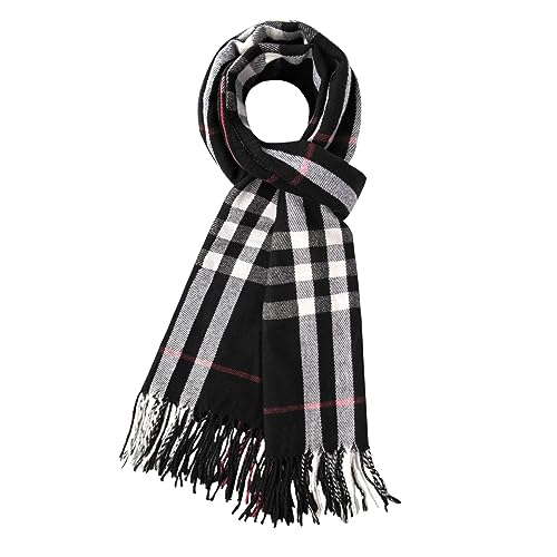 ❄️Stile classico: le calde sciarpe invernali sono progettate con motivi scozzesi classici e popolari, aggiungendo un fascino unico e un senso della moda alle sciarpe scozzesi da uomo. Le nappe alla moda accentuano le estremità. Come elemento decorativo, le nappe possono migliorare la stratificazione e l'impatto visivo delle classiche sciarpe da uomo, rendendo la forma complessiva più attraente.