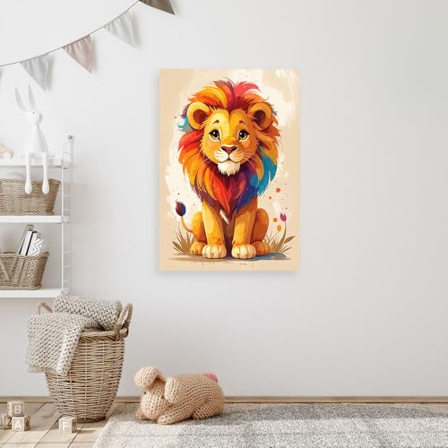 Cuadros de animales modernos para decorar cuartos de adolescentes y niños 2