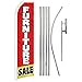 Infinity Republic - Furniture Sale Banner Swooper Flag & Pole Kit - Perfect for Businesses, Furniture Stores, Mattress Stores, etc!