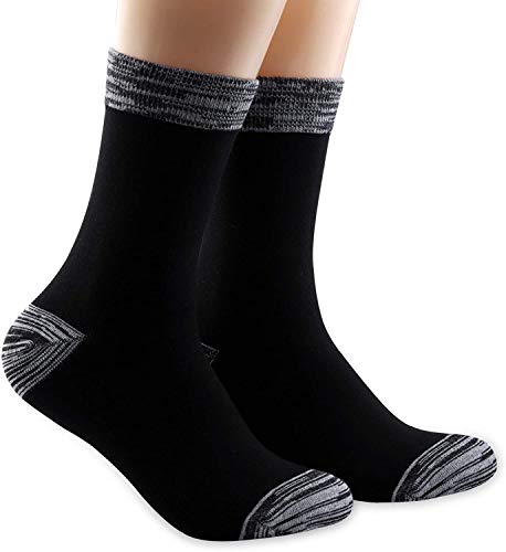 AATOP - Calzini da uomo in cotone elastico per