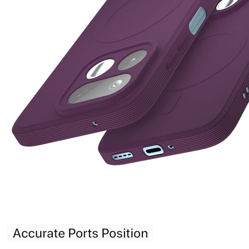 Image of Pikkme Back Cover for Realme 16T 5G Soft Matte Silicone Mag-Safe Design (Mag-Safe Not Support) Camera Protection | Slim Fit Bumper Cover (Purple)