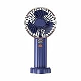 Mini Handheld Fan Battery Operated Personal Portable Display Digital Desk Fan 5 Speed Adjustable USB